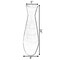 Uniquewise Classic Bamboo Floor Vase Handmade, For Dining, Living Room, Entryway, Fill Up With Dried Branches Or Flowers